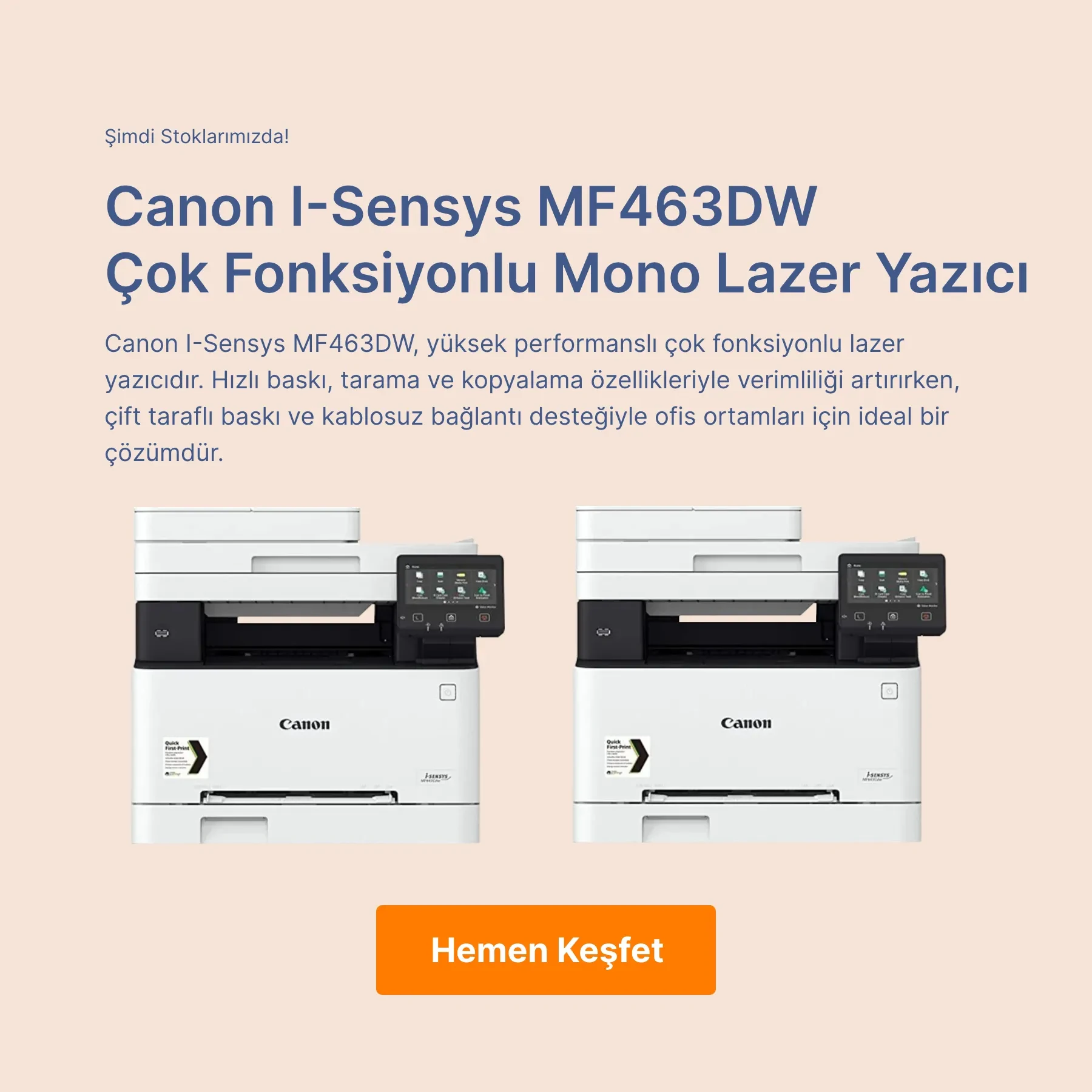 Canon İ-Sensys MF463DW