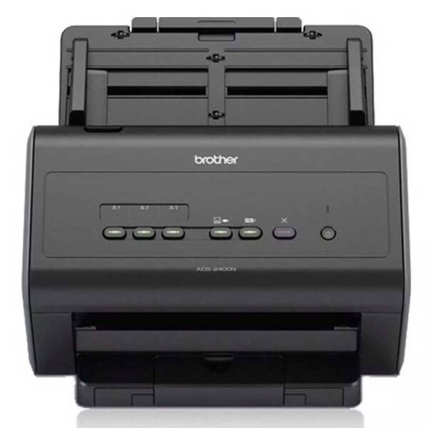Brother ADS-2400N Double Edged A4 Document Scanner - 1