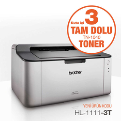 BROTHER - Brother HL-1111 Mono Laser Yazıcı 3 Tam Toner Hediyeli