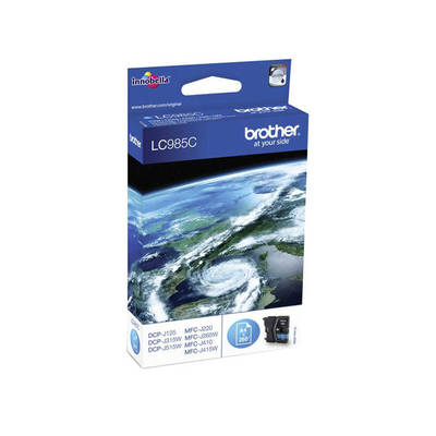 Brother LC39-LC985 Cyan Original Cartridge - 1