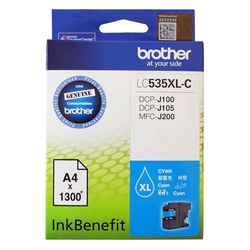 Brother LC535XL Cyan Original Cartridge - BROTHER