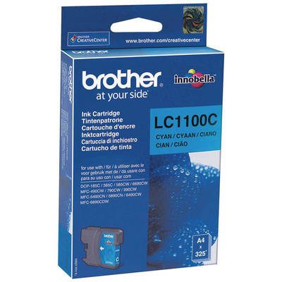 Brother LC67-LC1100 Cyan Original Cartridge - 1