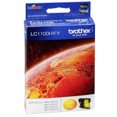 Brother LC67H-LC1100H Yellow Original Cartridge High-Power - 1
