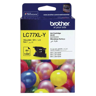 Brother LC77XL Sarı Orjinal Kartuş