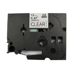 Brother P-Touch TZE-131 Muadil Şeffaf Üzerine Black Printer Label 12mm x 8m - 1