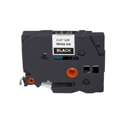 Brother P-Touch TZE-335 Muadil Black Üzerine White 12mm x 8m - BROTHER