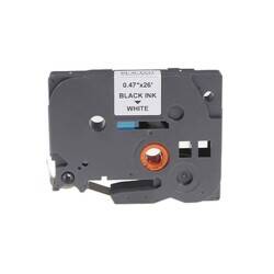 Brother P-Touch TZE-355 Muadil Black Üzerine White Printer Label 24mm x 8m - 1