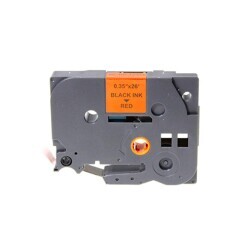 Brother P-Touch TZE-421 Muadil Magenta Üzerine Black Printer Label 9mm x 8m - BROTHER