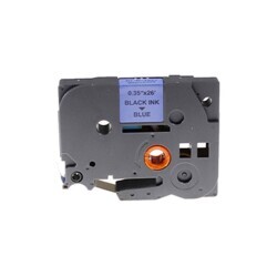 Brother P-Touch TZE-521 Muadil Cyan Üzerine Black Printer Label 9mm x 8m - BROTHER