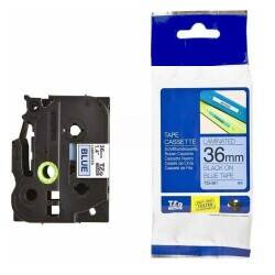 Brother P-Touch TZE-561 Muadil Cyan Üzerine Black Printer Label 36mm x 8m - 1