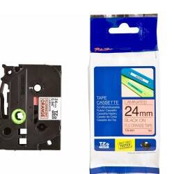 Brother P-Touch TZE-B51 Muadil Fosforlu Turuncu Üzerine Black Printer Label 24mm x 8m - 1