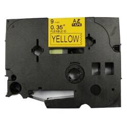 Brother P-Touch TZE-FX631 Muadil Yellow Üzerine Black Esnek Printer Label 12mm x 8m - 1