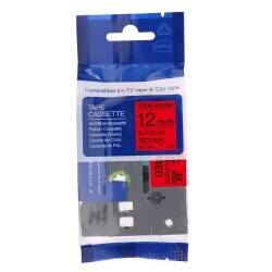 Brother P-Touch TZE-S431 Muadil Magenta Üzerine Black Güçlü Yapışkanlı Printer Label 12mm x 8m - 1