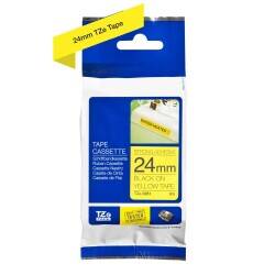 Brother P-Touch TZE-S651 Muadil Yellow Üzerine Black Güçlü Yapışkanlı Printer Label 24mm x 8m - 1