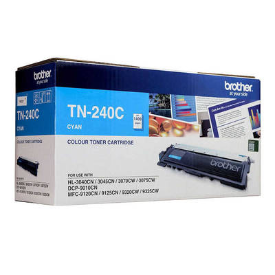 Brother TN-240 Cyan Original Toner - 1