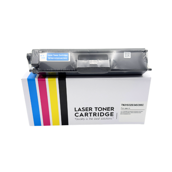 Brother TN-345 Cyan Compatible Toner High-Power - 8
