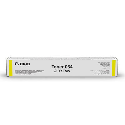 Canon 034/9451B001 Yellow Original Photocopier Toner - 1