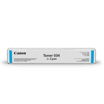 Canon 034/9453B001 Cyan Original Photocopier Toner - 1