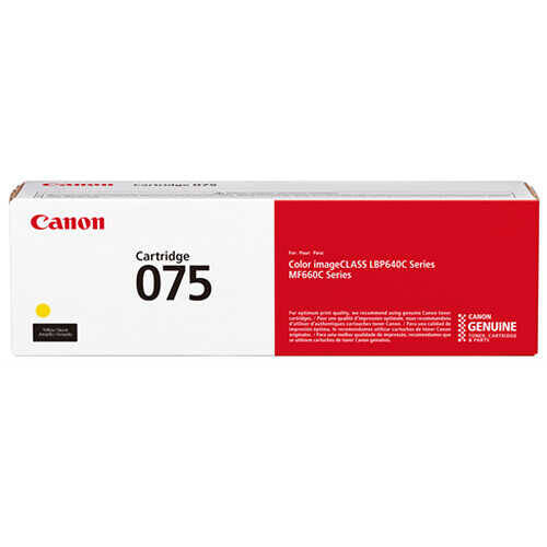Canon 075-6362C001 Yellow Original Toner - 1