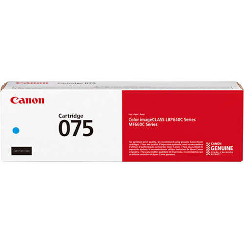 Canon 075-6364C001 Cyan Original Toner - 1