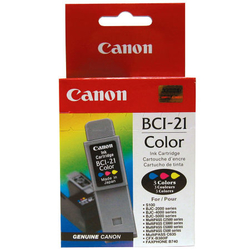 Canon BCI-21 Renkli Orjinal Kartuş - Thumbnail