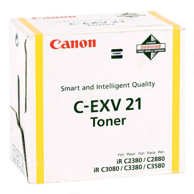 Canon C-EXV-21/0455B002 Sarı Orjinal Fotokopi Toneri