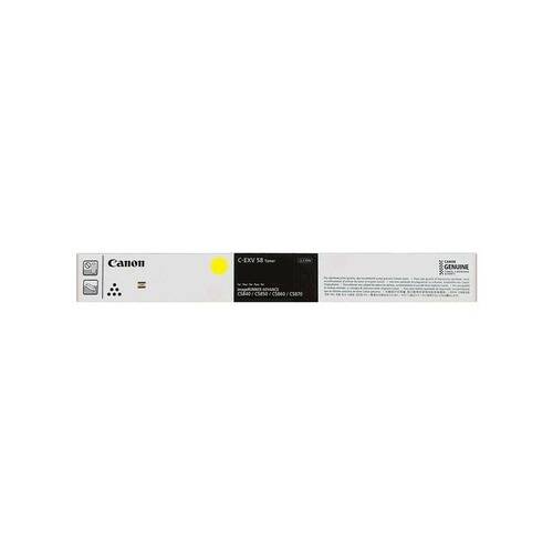 Canon C-EXV-58/3766C002 Yellow Original Toner - 1