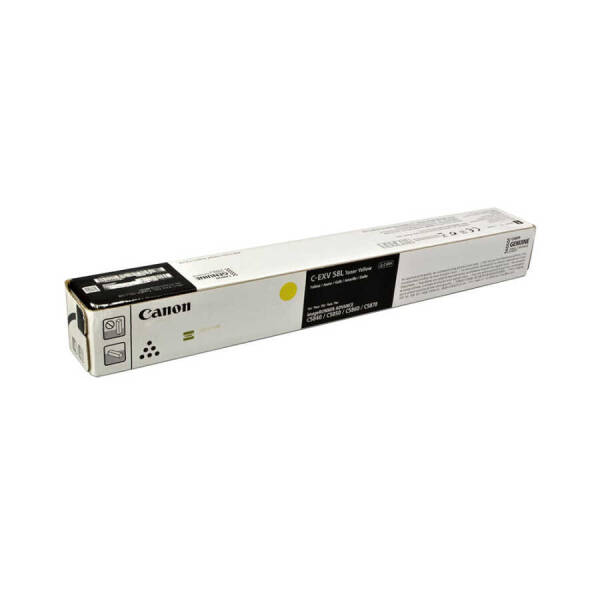 Canon C-EXV-58L Sarı Orijinal Toner - 1