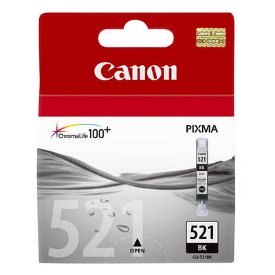 Canon CLI-521/2933B001 Siyah Orjinal Kartuş