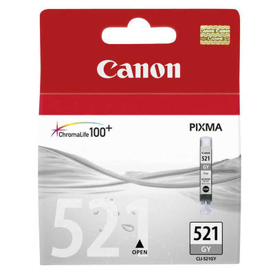 Canon CLI-521/2937B001 Gri Original Cartridge - 1