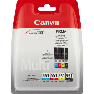 Canon CLI-551/6509B009 Orjinal Kartuş Avantaj Paketi