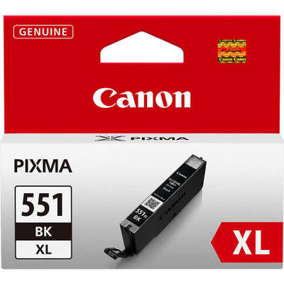 Canon CLI-551XL/6443B001 Siyah Orjinal Kartuş Yüksek Kapasiteli