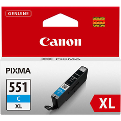 Canon CLI-551XL/6444B001 Mavi Orjinal Kartuş Yüksek Kapasiteli - Thumbnail
