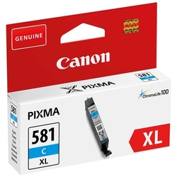 Canon CLI-581XL/2049C001 Mavi Orjinal Kartuş Yüksek Kapasiteli - Thumbnail