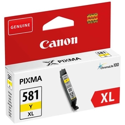 Canon CLI-581XL/2051C001 Sarı Orjinal Kartuş Yüksek Kapasiteli - Thumbnail