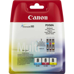 Canon CLI-8C/CLI-8M/CLI-8Y/0621B029 Original Cartridge Advantage Package - CANON