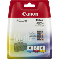 CANON - Canon CLI-8C/CLI-8M/CLI-8Y/0621B029 Orjinal Kartuş Avantaj Paketi