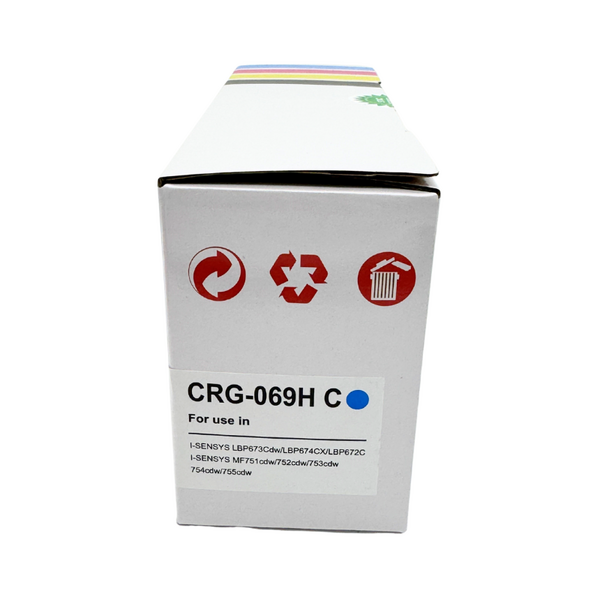 Canon CRG-069H/5097C002 Cyan Chipless Compatible Toner High-Power - 3