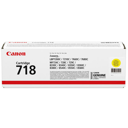 Canon CRG-718/2659B002 Sarı Orjinal Toner - Thumbnail