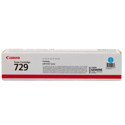 Canon CRG-729/4369B002 Cyan Original Toner - 1