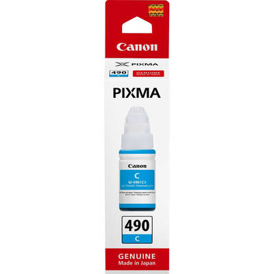 Canon GI-490/0664C001 Cyan Original Ink - 1