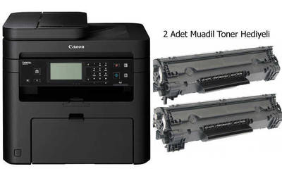 Canon İ-Sensys MF237W Photocopy Scanner Faks 2 Adet Compatible Toner Gifted - 1