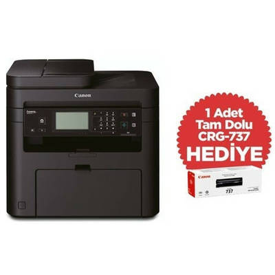 Canon İ-Sensys MF237W Multifunction Black-White Laser Printers Original Toner Gifted - 1