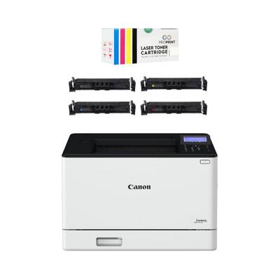 Canon I-Sensys MF673CDW Wifi Tam Dolu Muadil Tonerli Renkli Çok Fonksıyonlu Yazıcı