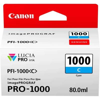 Canon PFI-1000C/0547C001 Mavi Orjinal Kartuş