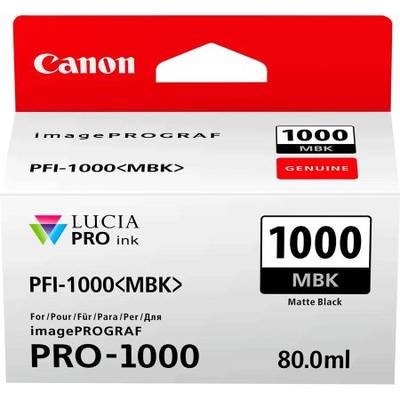 Canon PFI-1000MBK/0545C001 Mat Siyah Orjinal Kartuş