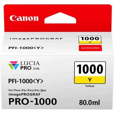 Canon PFI-1000Y/0549C001 Sarı Orjinal Kartuş