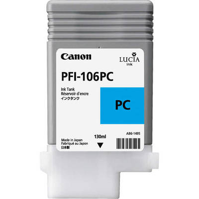 Canon PFI-106PC/6625B001 Foto Cyan Original Cartridge - 2