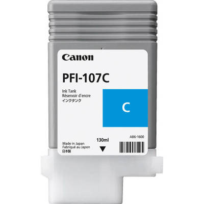 Canon PFI-107C/6706B001 Cyan Original Cartridge - 2