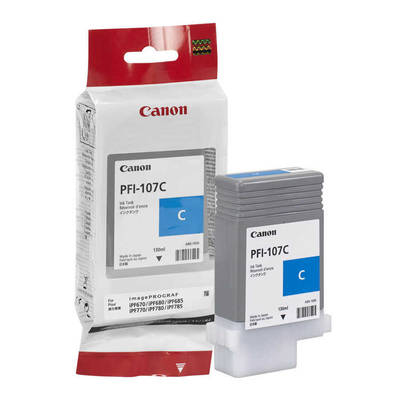 Canon PFI-107C/6706B001 Mavi Orjinal Kartuş